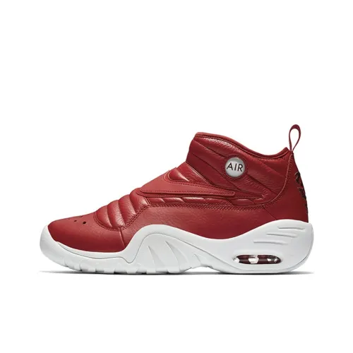 Nike Air Shake Destrukt Фитнес-красный RODMAN Нелипкий Легкий MID Топ Винтажные баскетбольные кроссовки Мужской Красный