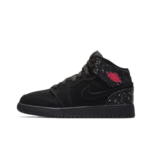 Jordan Air Jordan 1 Винтажные баскетбольные кроссовки MID Топ Женские