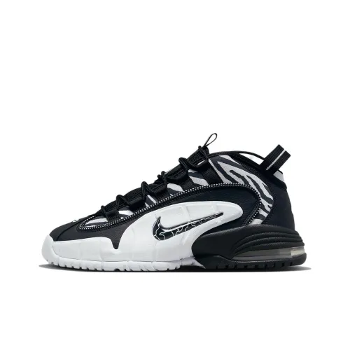 Nike Air Max Penny 1 MID Топ Винтажные баскетбольные кроссовки Черный