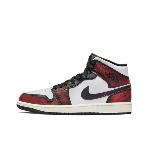 JORDAN Air Jordan 1 Винтажные баскетбольные кроссовки MID Топ Мужской