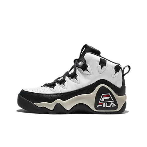 FILA Grant Hill 1 High Топ Винтажные Баскетбольные Кроссовки Унисекс Черный Белый Корейский Стиль