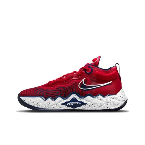 Nike Air Zoom г.T. RUN Винтажные баскетбольные кроссовки MID Топ Мужской
