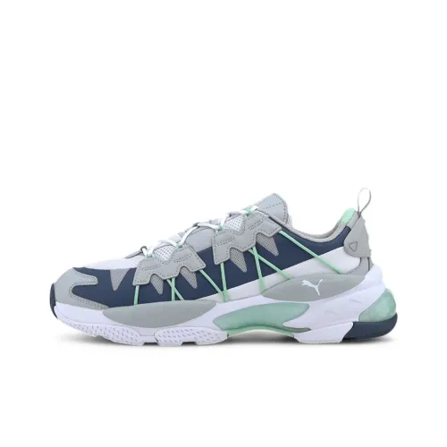 PUMA LQDCELL Omega Полосатый Kit Низкий Топ Тренировочные Кроссовки Унисекс Серый Зеленый