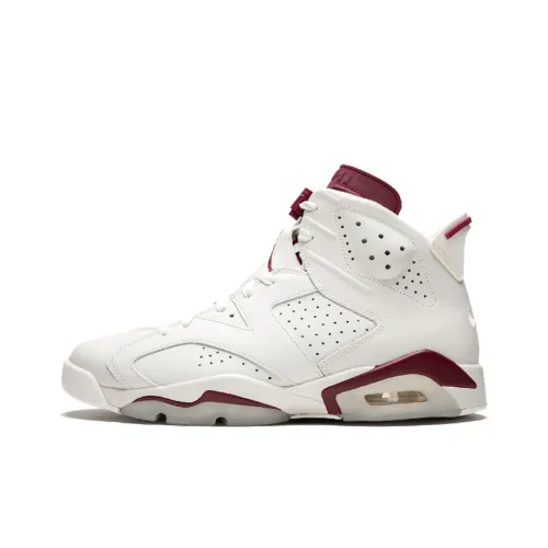Jordan Air Jordan 6 Ретро Бордовый 2015 Высокие Топы Винтажные Баскетбольные Кроссовки Мужские Зачарованный Красный