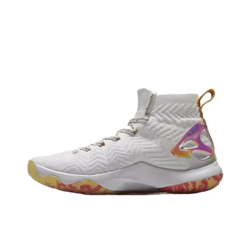 LINING CF Tracing The Heart OF Supo Non Slip Легкий High Top Винтажные баскетбольные кроссовки Мужской Белый