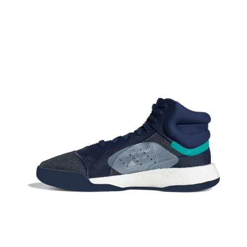 Adidas Marquee Boost High Топ Винтажные Баскетбольные Кроссовки Мужские Темно-Синие