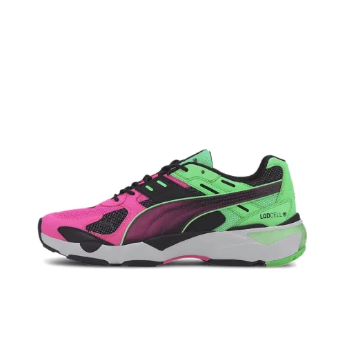 PUMA LQDCELL Extol Old Circuits Low Топ Кроссовки для тренировок Унисекс Зеленый розовый