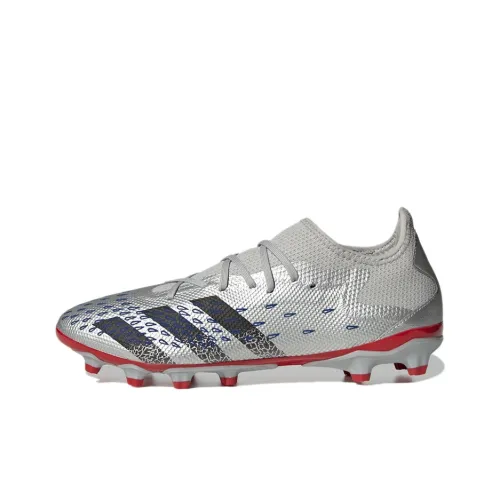 Adidas Predator Freak .3 MG MULTI Ground Искусственный шип футбольные бутсы мужской серебристо-серый