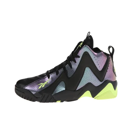 Reebok Kamikaze Volcano Collection II Nocturnal High Top Винтажные баскетбольные кроссовки Унисекс Черный Фиолетовый