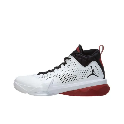 Jordan Flight Time 14,5 Flight Time 14,5 Амортизация Износостойкий Высокий Топ Винтажные Баскетбольные Кроссовки Унисекс Белый Красный