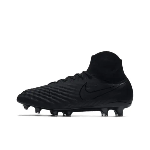 Nike Magista Obra 2 FG Твердый Грунт Амортизаторы Ударопрочные Противоскользящие Устойчивые к Износу Футбольные Бутсы