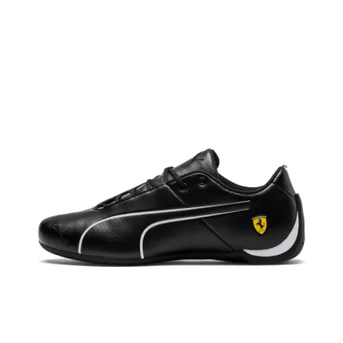 PUMA Scuderia Ferrari Future Cat Ultra Low Топ Кроссовки для тренировок Мужской Черный белый