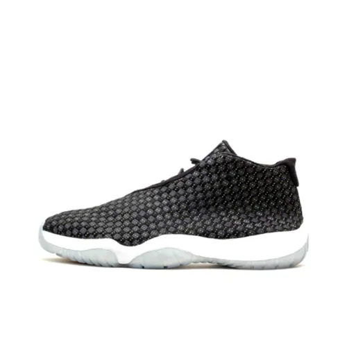 Jordan Future JORDAN BRAND Classic MID Топ Винтажные баскетбольные кроссовки Мужской Черный Белый