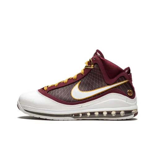 Nike Lebron 7 Christ The King CTK MID Топ Винтажные Баскетбольные Кроссовки Мужские Белый Красный
