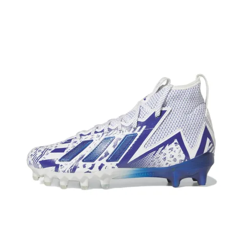 Adidas Freak AG Искусственная трава Искусственный шипы Противоскользящие Устойчивые к истиранию Обувь для регби Мужская Белый Синий