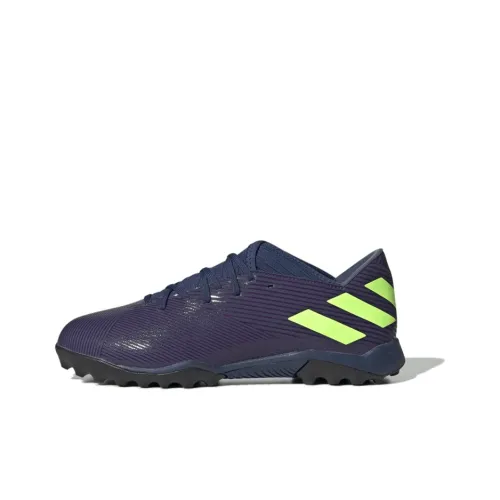 Adidas Messi TF Шипы Устойчивые к абразиву Дышащие Футбольные бутсы Мужские Фиолетово-зеленые