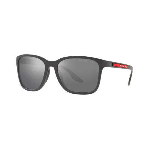 PRADA Вакуумно-формованные Квадратные Солнцезащитные очки Унисекс Черный