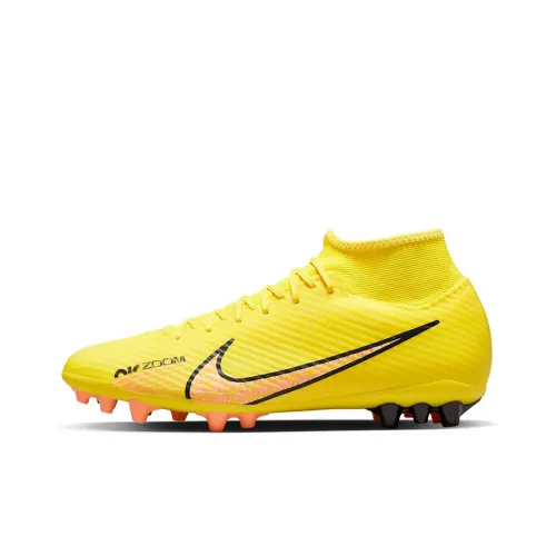Nike AG Искусственная трава Slip-resistant Abrasion-resistant Футбольные бутсы Мужской Желтый
