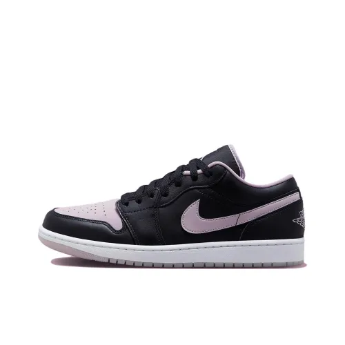 Jordan Air Jordan 1 Low SE Low Топ Винтажные баскетбольные кроссовки Мужской Черный Фиолетовый