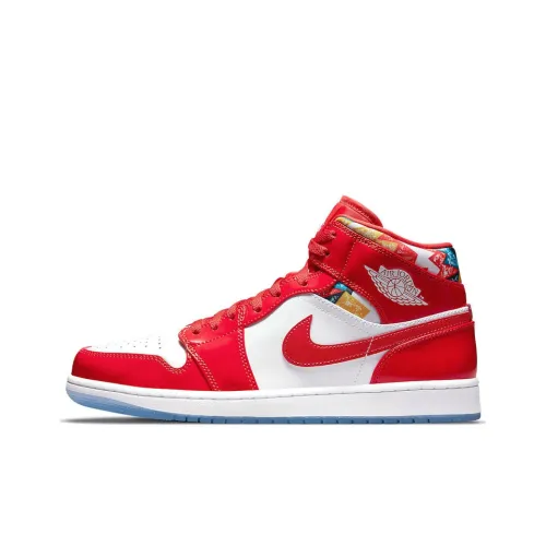 Jordan Air Jordan 1 Винтажные баскетбольные кроссовки MID Топ Мужские