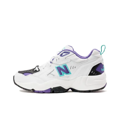 New Balance NB 608 Low Топ Кроссовки для тренировок Женские Белый Фиолетовый