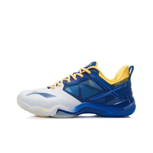 Подкладка OP Амортизация противоскользящий устойчивый к истиранию поддержка низкого топа обувь для бадминтона мужской синий