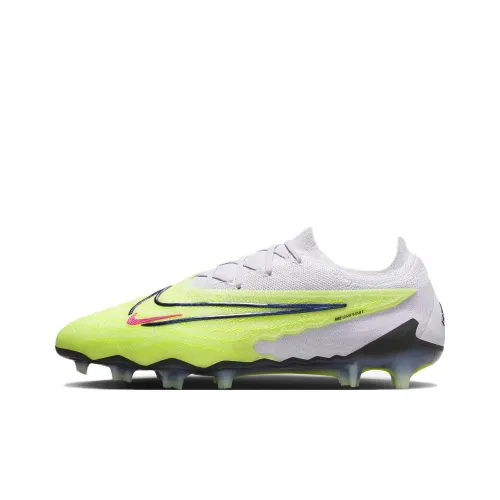 Nike Phantom GX Elite FG Твердый Грунт Футбольные Бутсы Унисекс Белый Зеленый