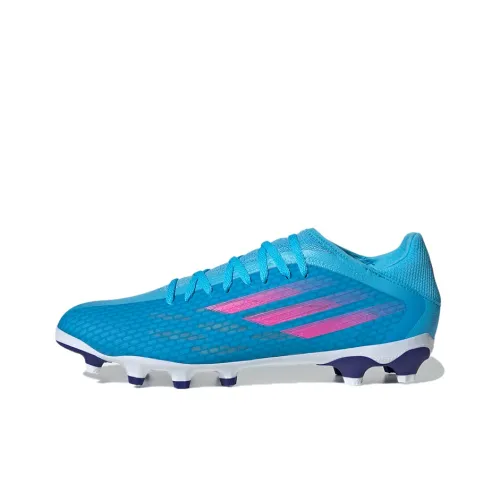 Adidas X Speedflow MG MULTI Ground Slip-resistant и Abrasion-resistant Coating Support Football Cleats Men's Blue Pink