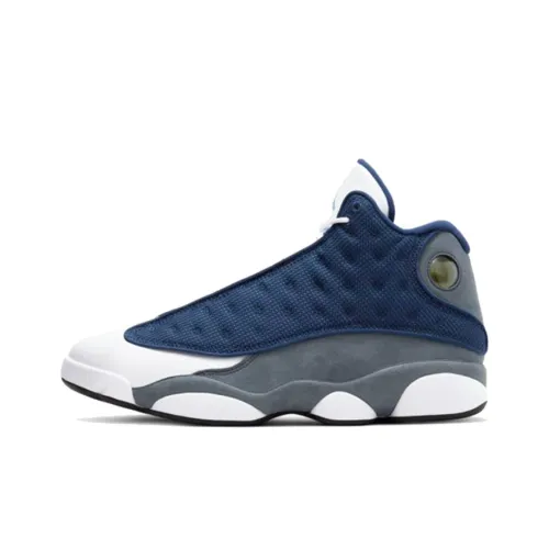 Jordan Air Jordan 13 Ретро Кремниевый GREY MID Топ Винтажные баскетбольные кроссовки Унисекс Морской синий