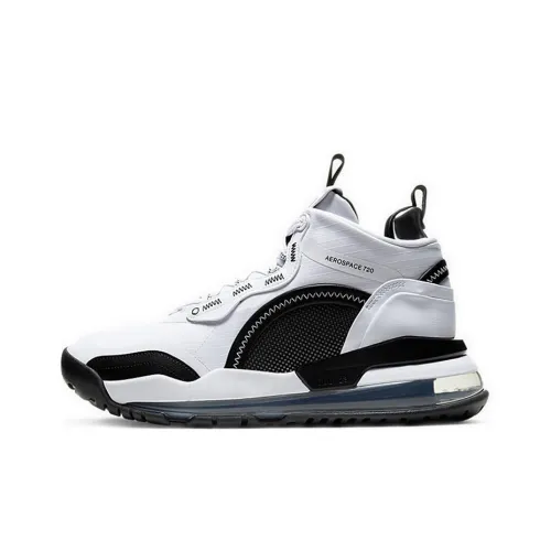 Джордан Aerospace 720 'Цвет косатки' Non Slip Легкий High Top Винтажные баскетбольные кроссовки Мужской Черно-белая панда