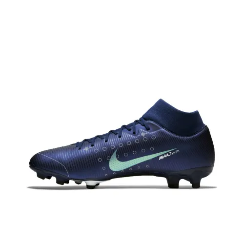 Nike Mercurial Superfly 7 MG MULTI Ground FG Твердый грунт Амортизация Износостойкие футбольные бутсы Мужской Темно-синий