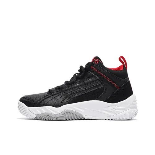 PUMA REBOUND Series Винтажные баскетбольные кроссовки с низким верхом Унисекс