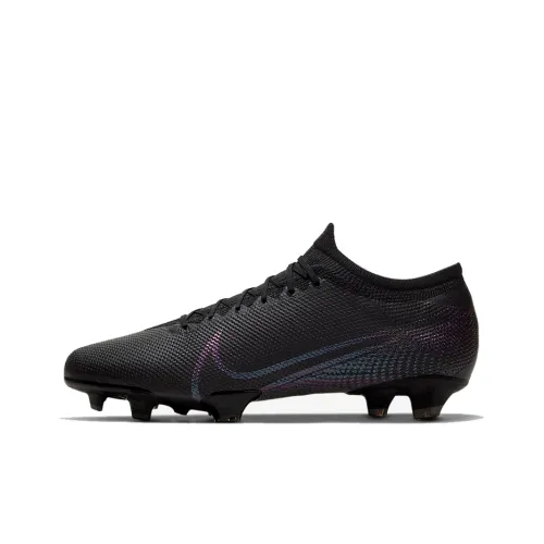 Nike Mercurial Vapor 13 FG Твердый Грунт Природная Трава Амортизаторы Уменьшающие Удары Обувь для Футбола Унисекс Черный