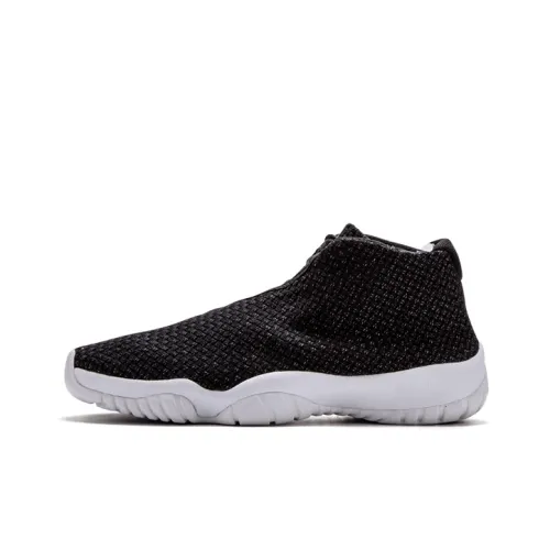 Jordan Future Oreo Anti-slip Lightweight MID Top Vintage Баскетбольные кроссовки Мужской Черный Белый