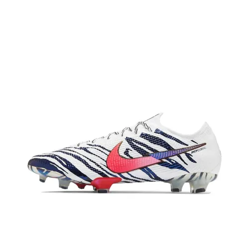 Nike Mercurial Vapor 13 FG Твердый грунт противоскользящее покрытие легкие футбольные бутсы унисекс белый синий красный