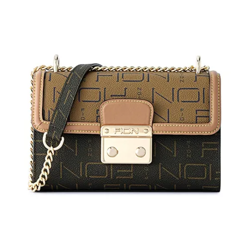 FION Корова Кожа Искусственная Кожа Маленькая Квадратная Сумка Сумка через плечо Стандартная Женская Многоцветная