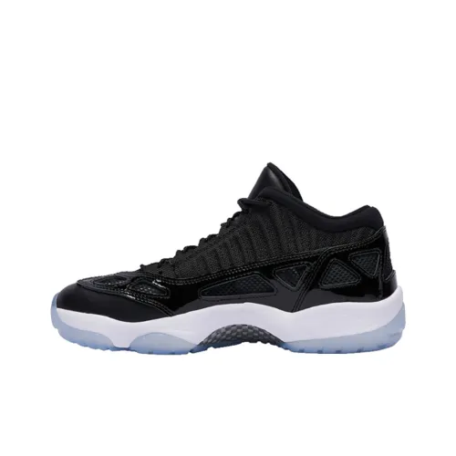 Jordan Air Jordan 11 Low Ie Space Jam Non Нижняя юбка Легкий Low Топ Винтажные баскетбольные кроссовки Мужской Черный Выпуск 2019 года
