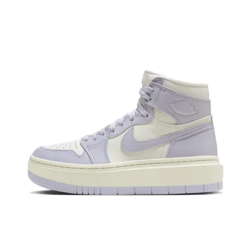 Jordan Air Jordan 1 ELEVATE High 'Титан' High Топ Винтажные баскетбольные кроссовки Женские Белый Фиолетовый
