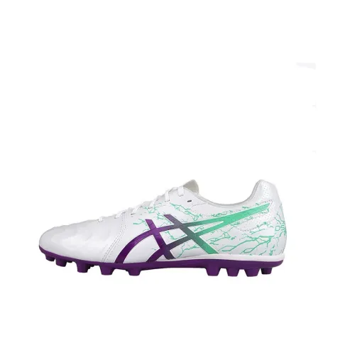 Asics DS LIGHT Series AG Искусственная трава Футбольные бутсы Унисекс Белый фиолетовый