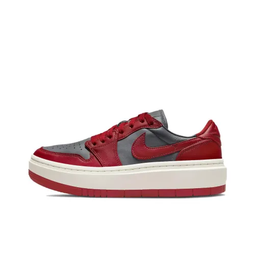 Jordan Air Jordan 1 Low SE 'UNLV' Low Топ Винтажные баскетбольные кроссовки Женские Серый Красный