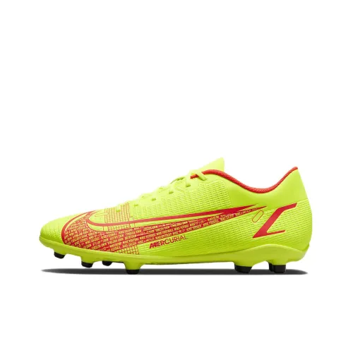 Nike Mercurial Vapor 14 MG MULTI Ground FG Твердый грунт Футбольные бутсы Унисекс Желтый красный