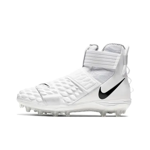 Nike Force Savage Elite 2 TF Шипы Амортизаторы Slip-resistant Abrasion-resistant Футбольные бутсы Мужские Белые