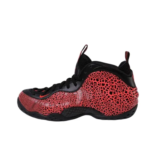 Nike Foamposite One Lava MID Топ Винтажные баскетбольные кроссовки Мужской Красный