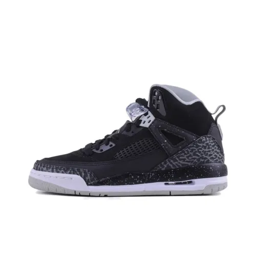 Джордан Spizike Cool GREY Anti-slip Lightweight High Top Vintage Баскетбольные Кроссовки Мужские Black