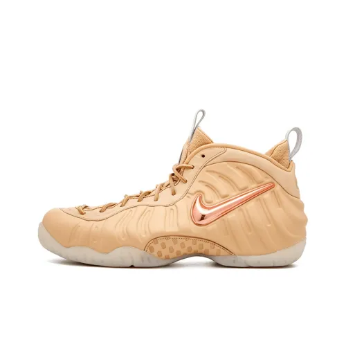 Nike Foamposite Pro Vachetta Коричневый Амортизация Баланс MID Топ Винтажные баскетбольные кроссовки Мужской Нюдово-розовый