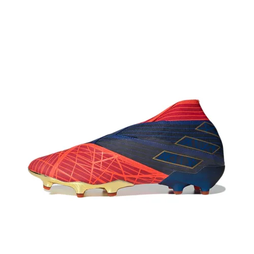 Adidas Nemeziz FG Твердый Грунт Устойчивые к Износу Футбольные Бутсы Мужские Красный Синий