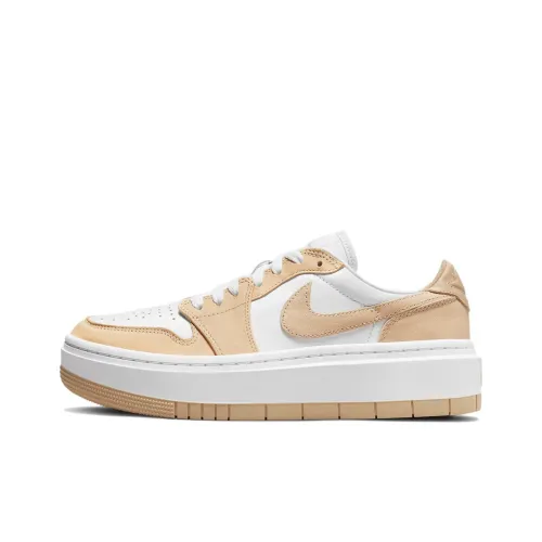 Jordan Air Jordan 1 ELEVATE Low SE 'Оникс' Low Топ Винтажные баскетбольные кроссовки Women's White Абрикос