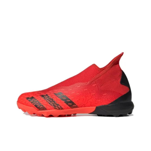 Adidas PREDATOR TF Шипы Устойчивые к абразиву Футбольные бутсы Мужские Красный Черный