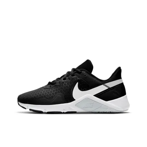 Nike Legend Essential 2 Амортизирующие шоки противоскользящие устойчивые к истиранию низкий топ кроссовки для тренировок женские черный белый