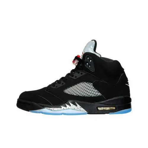 Jordan Air Jordan 5 Retro Black Metallic 2016 MID Топ Винтажные баскетбольные кроссовки Мужской Черный Серебряный